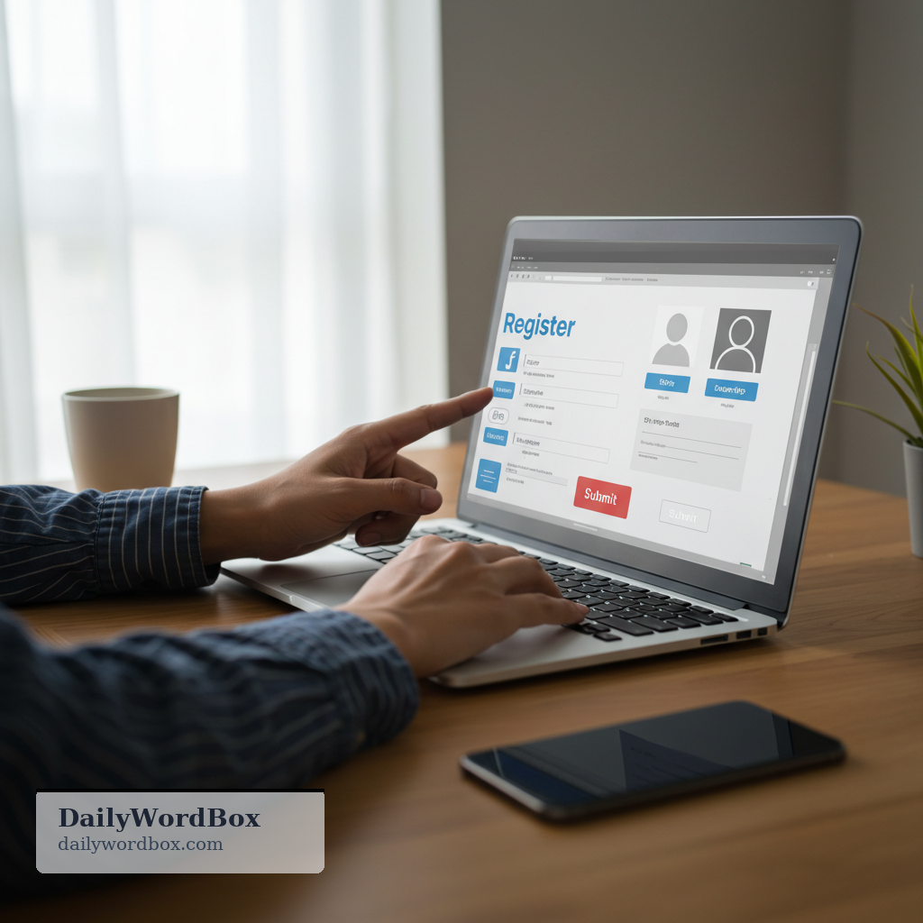 create an account: to register and set up a new user profile on a website, app, or service