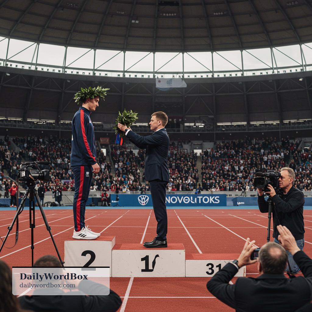 crown: To officially name someone the winner or best, often in a ceremony or after a competition.