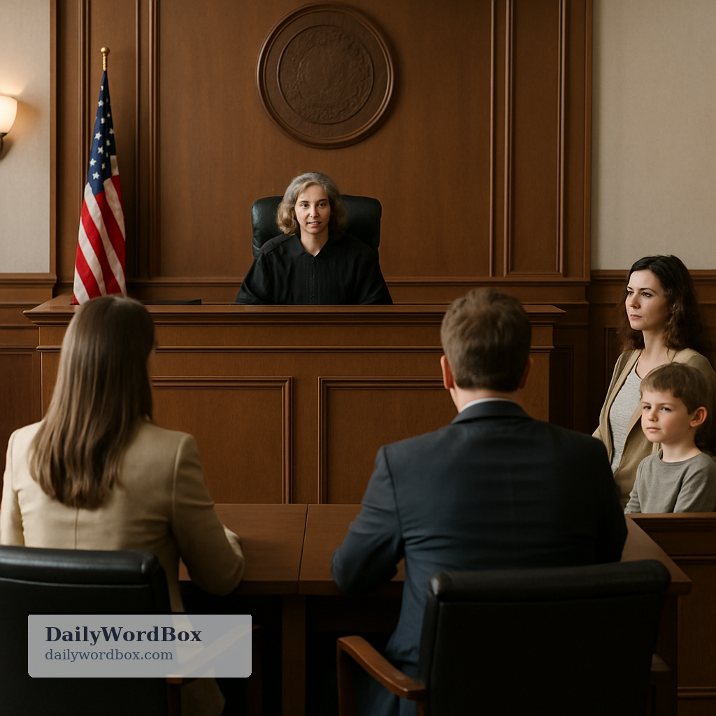 custody: Custody is the legal responsibility for caring for someone or something, especially a child or a detainee.
