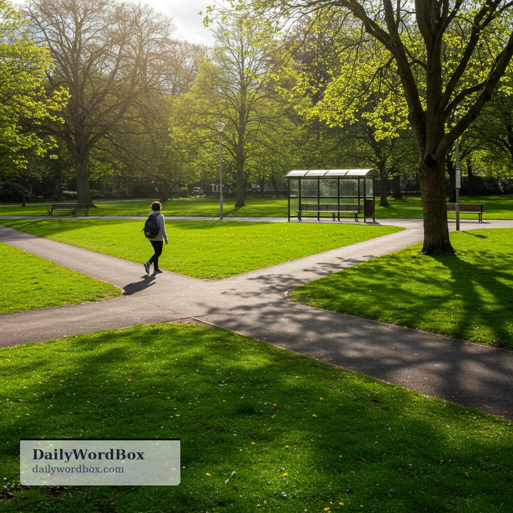 cut across: to take a shorter route by going straight across an area instead of following the usual way