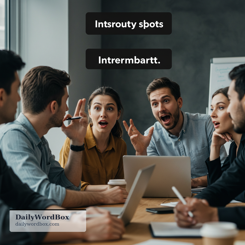 cut in: to interrupt someone who is speaking or to join a conversation suddenly