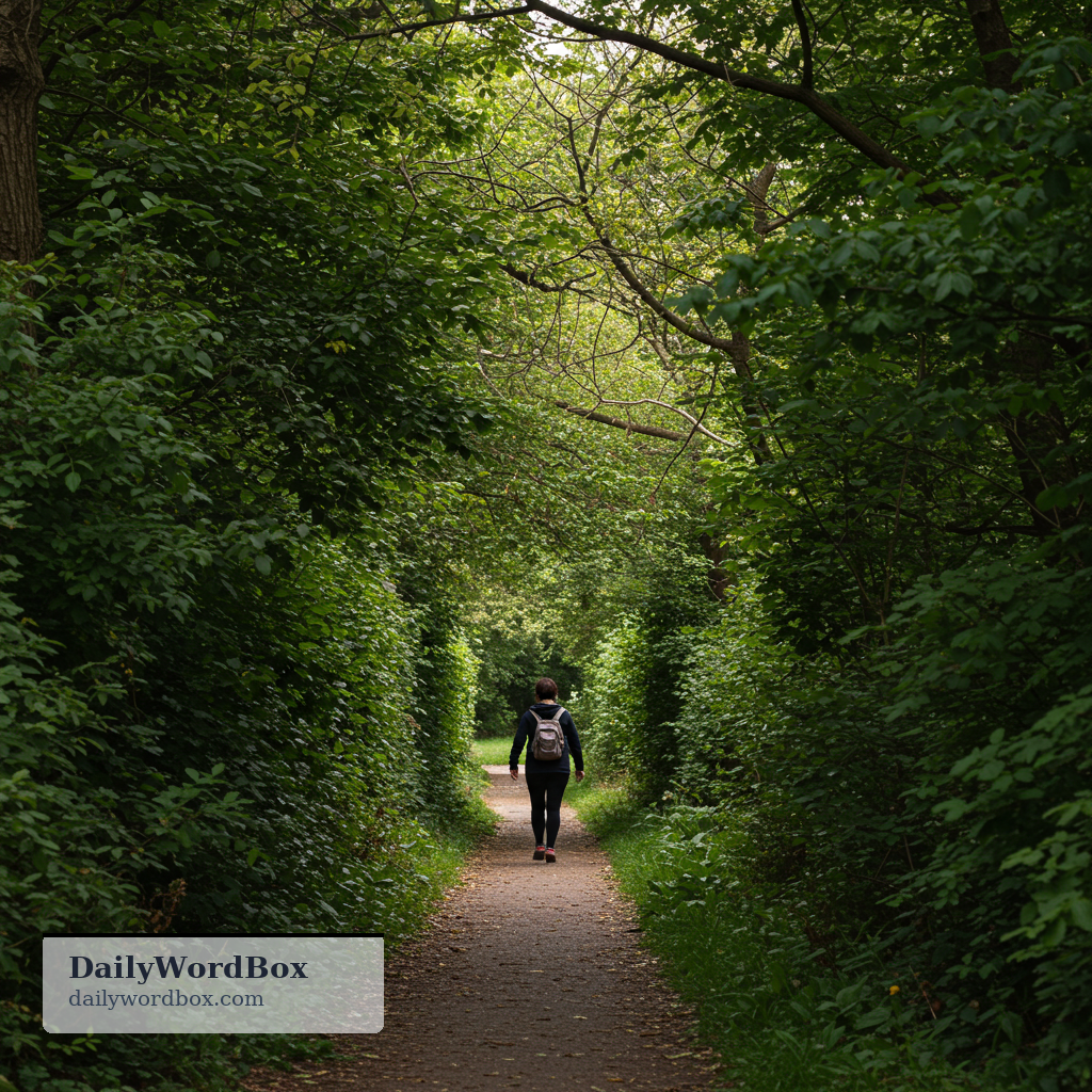 cut through: to go through something (a place, crowd, forest, etc.), often to reach a destination faster