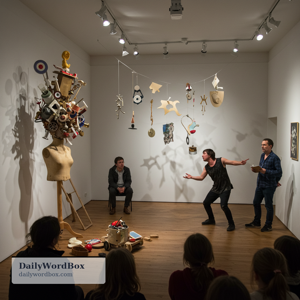 dadaism: A style of artwork, writing, or performance that is deliberately nonsensical or anti-traditional in a way associate…
