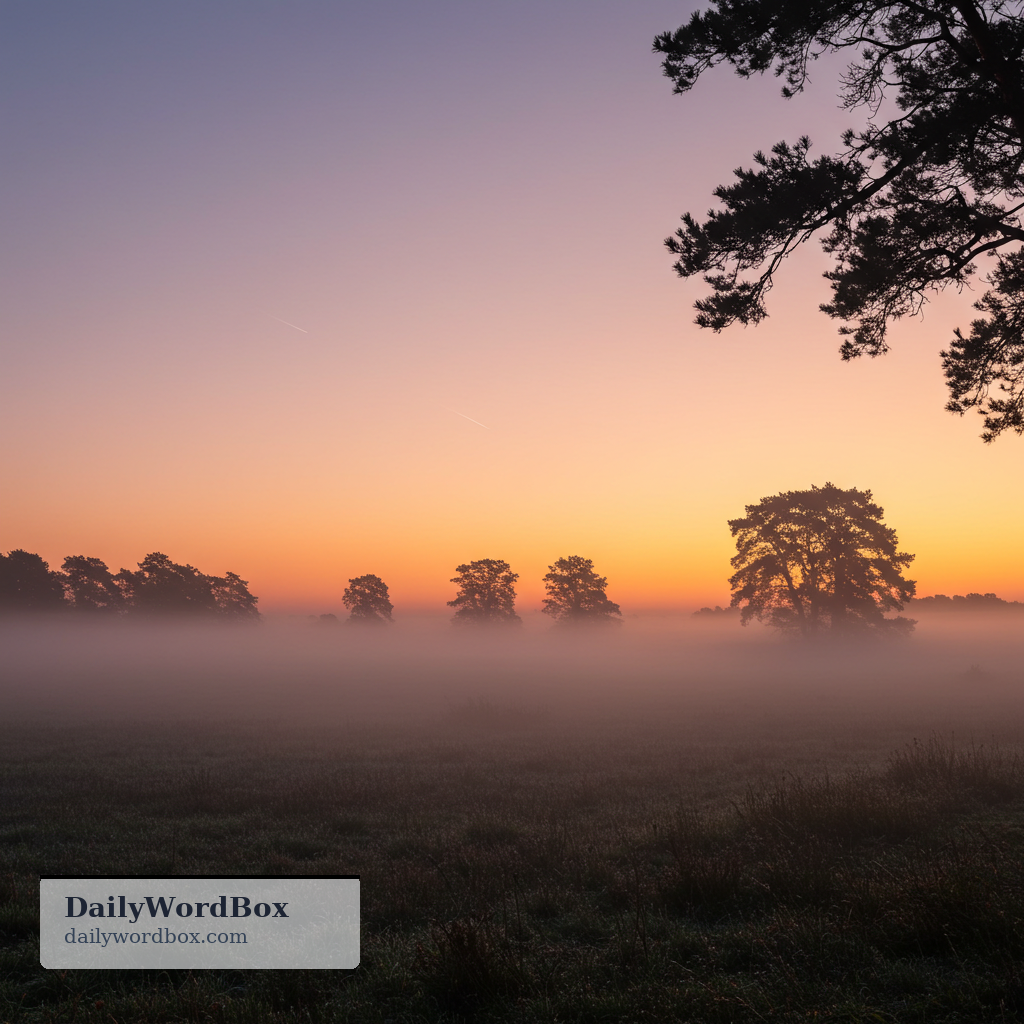 dawn: the time in the morning when light first appears before sunrise