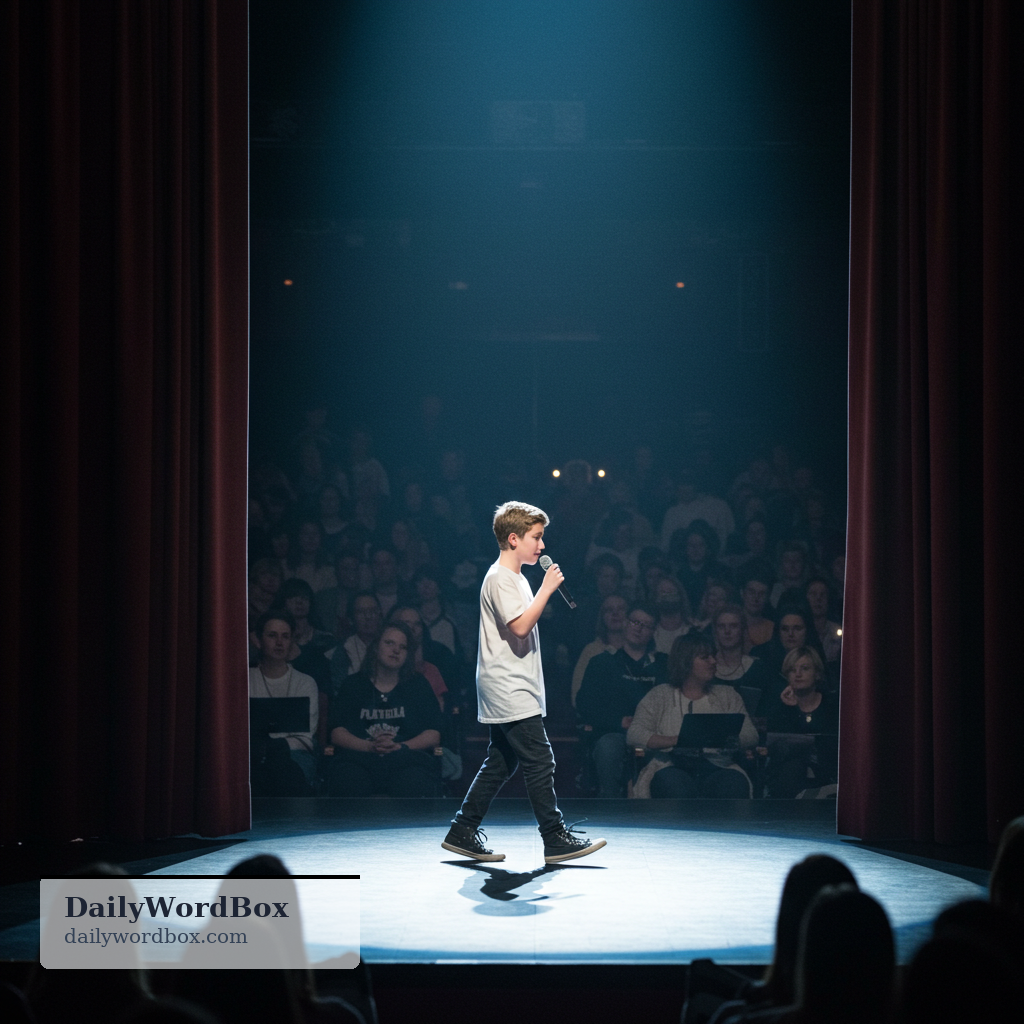 debut: a person’s first public appearance or first performance in a particular role
