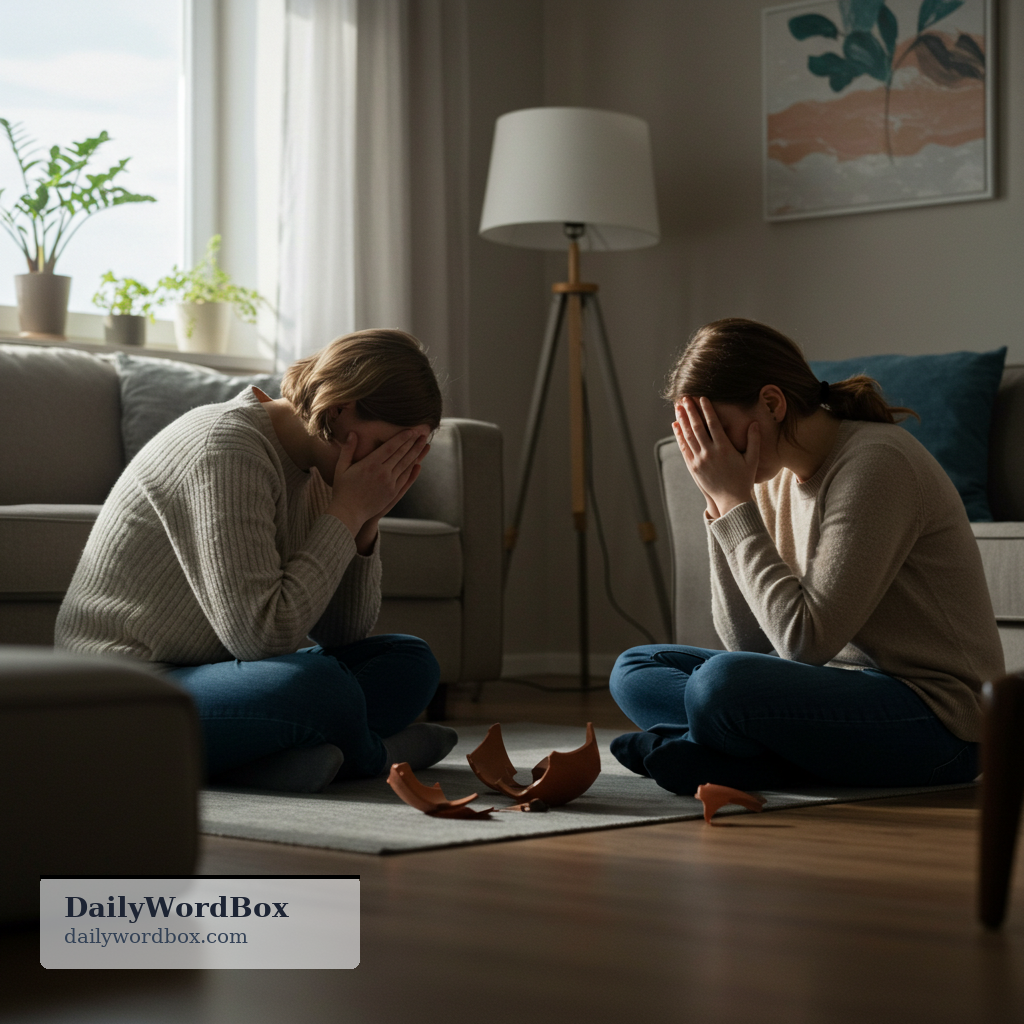 deeply sorry: feeling very apologetic or regretful about something