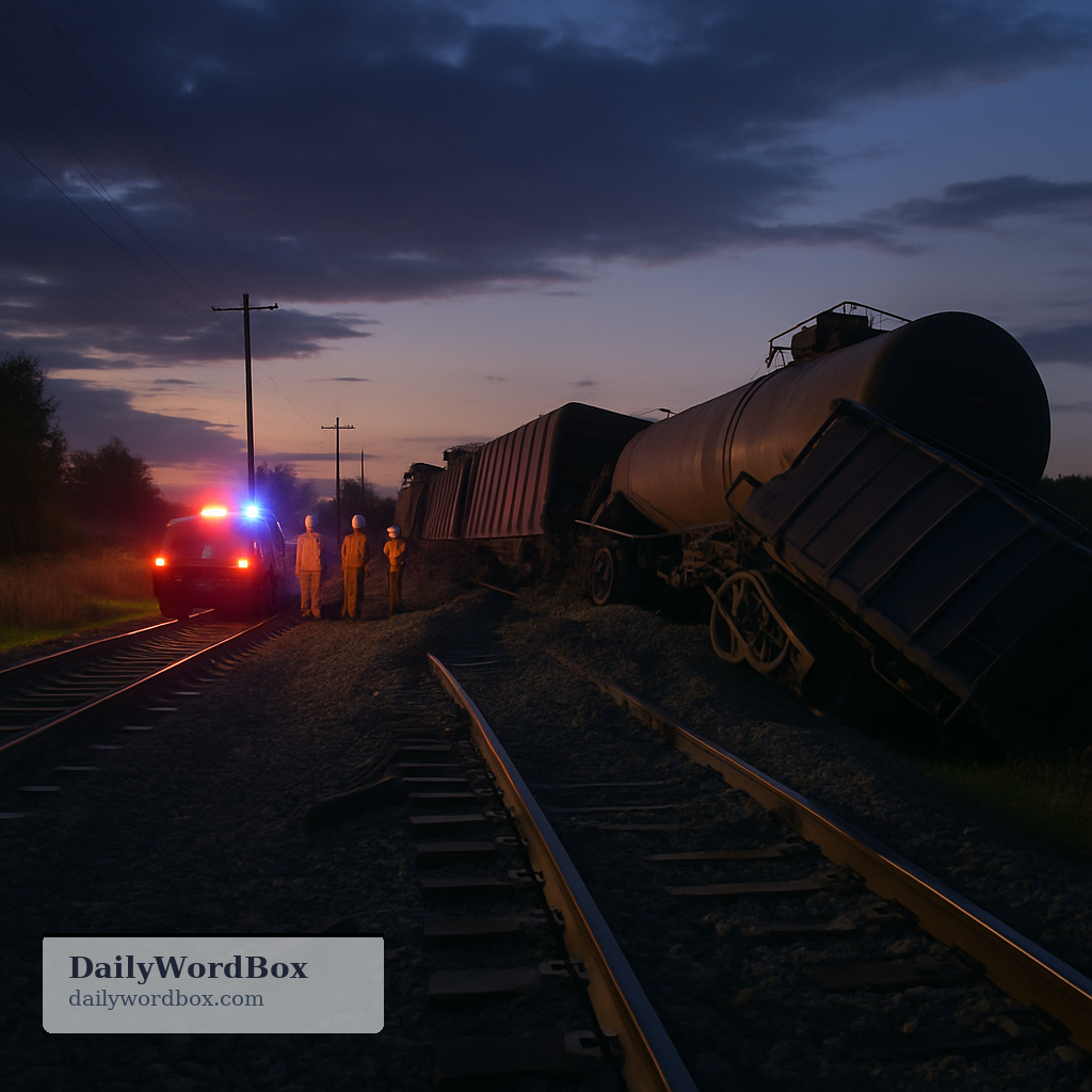 derail: To cause a train to leave the tracks.
