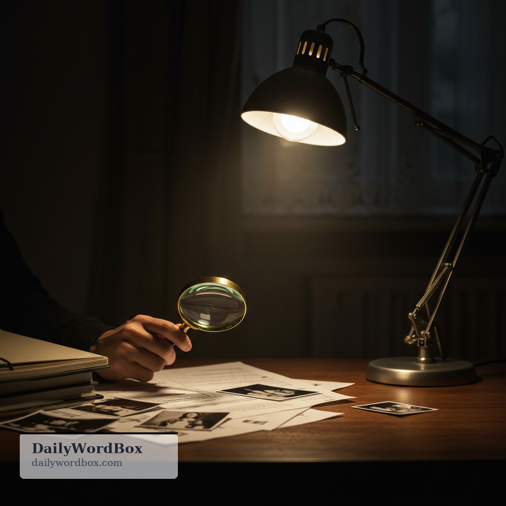 dig into: to investigate something thoroughly in order to discover details