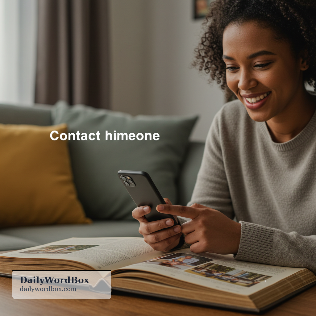 dig up: to contact someone you have not seen or spoken to for a long time