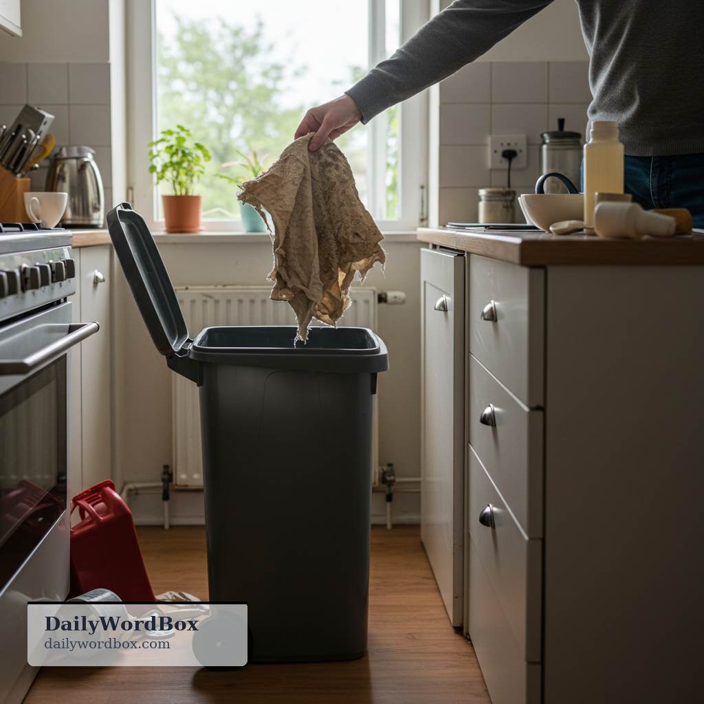 discard: to throw something away or get rid of it because it is no longer useful or wanted