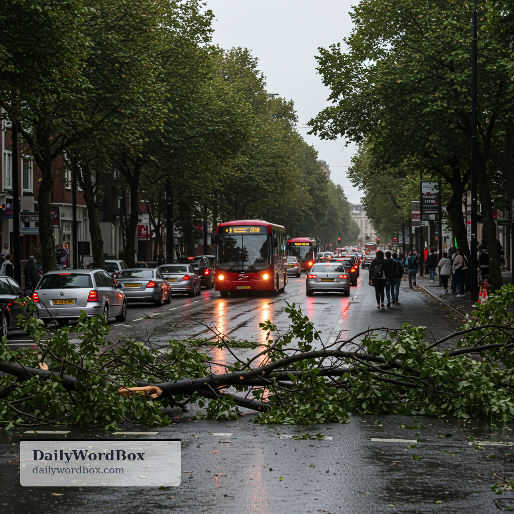 disruption: an interruption that stops something from happening normally