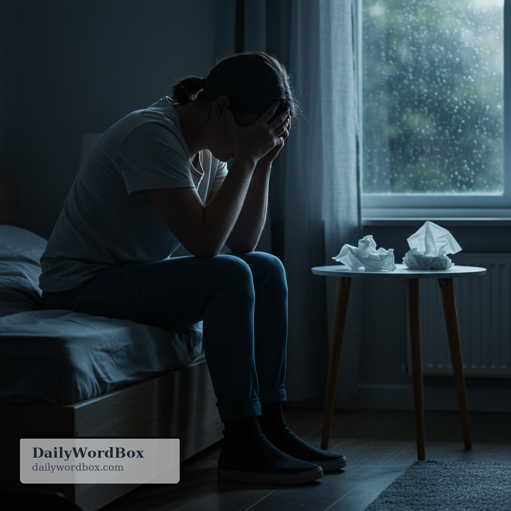 distress: a state of great anxiety, sorrow, or physical suffering