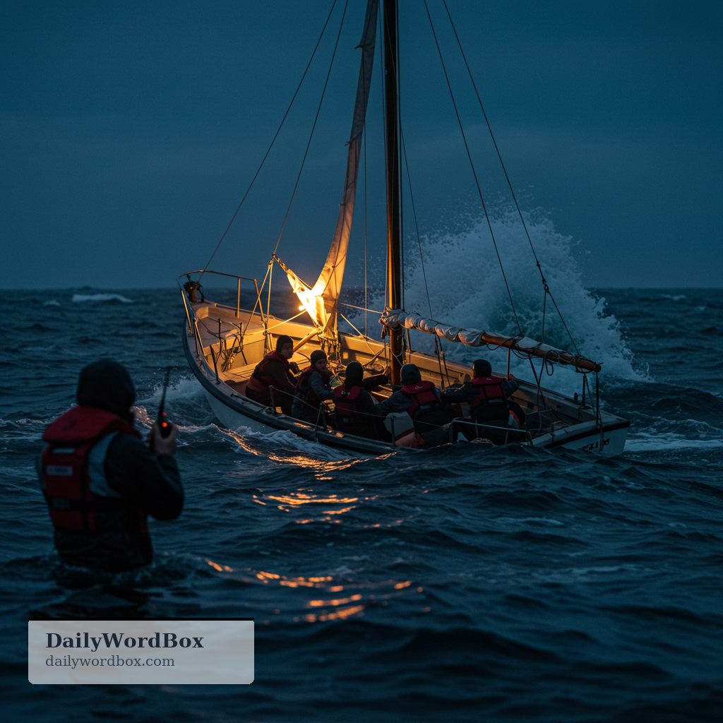 distress: serious trouble or danger that needs urgent help