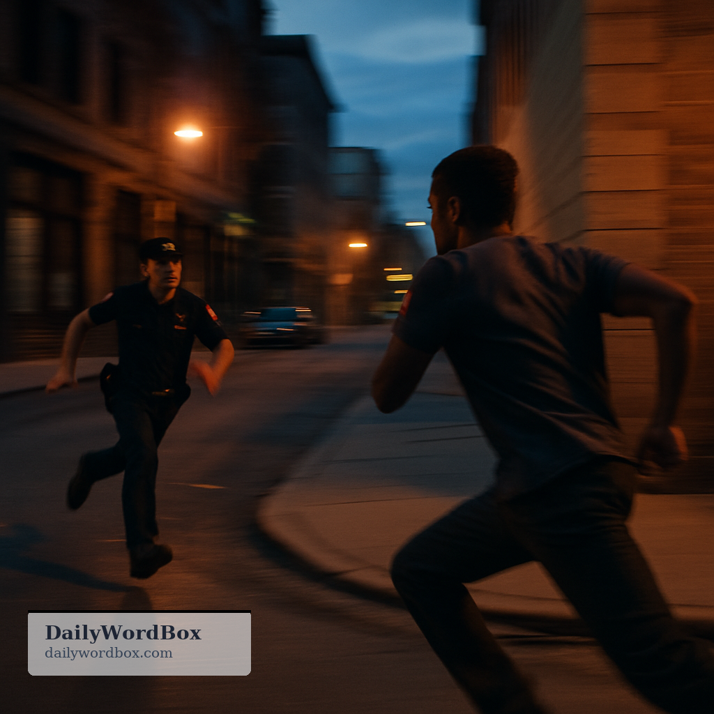 do a runner: To leave suddenly or secretly to avoid paying, being caught, or facing responsibility.