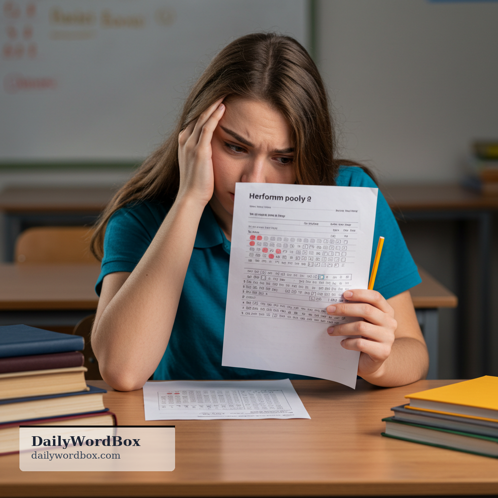 do badly: to perform poorly; to have an unsatisfactory result (in a task, test, game, or situation)