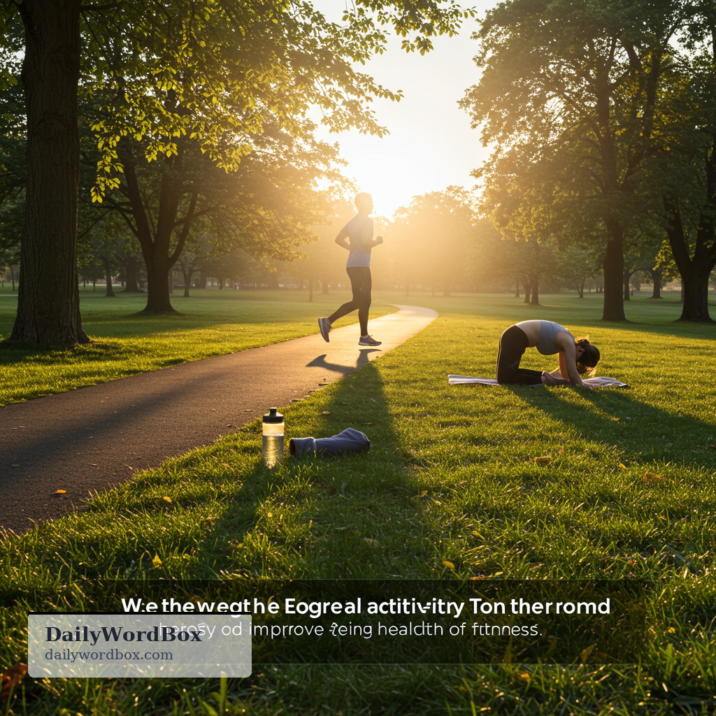 do exercise: to do physical activity to improve health or fitness