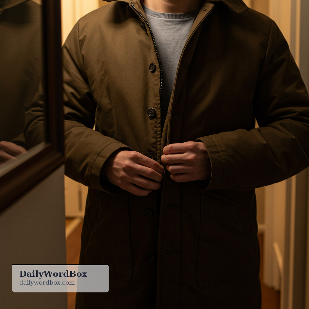 do up: To fasten clothing or something that opens and closes (by buttoning, zipping, etc.).