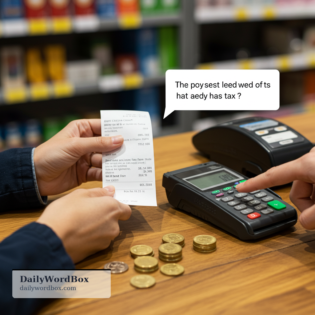 Does this include tax?: A question asking whether the listed price already has tax added.