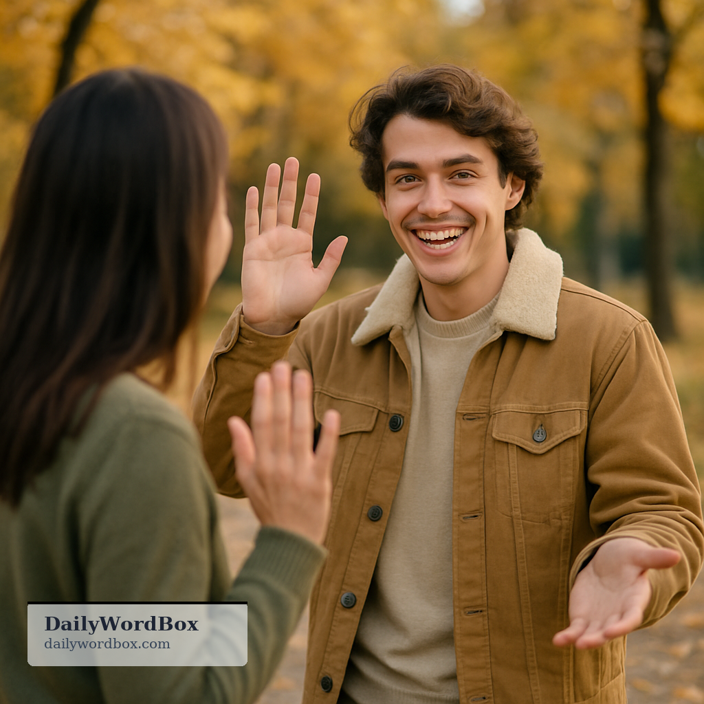 Don't be a stranger.: An informal way to tell someone to stay in touch or visit again soon.