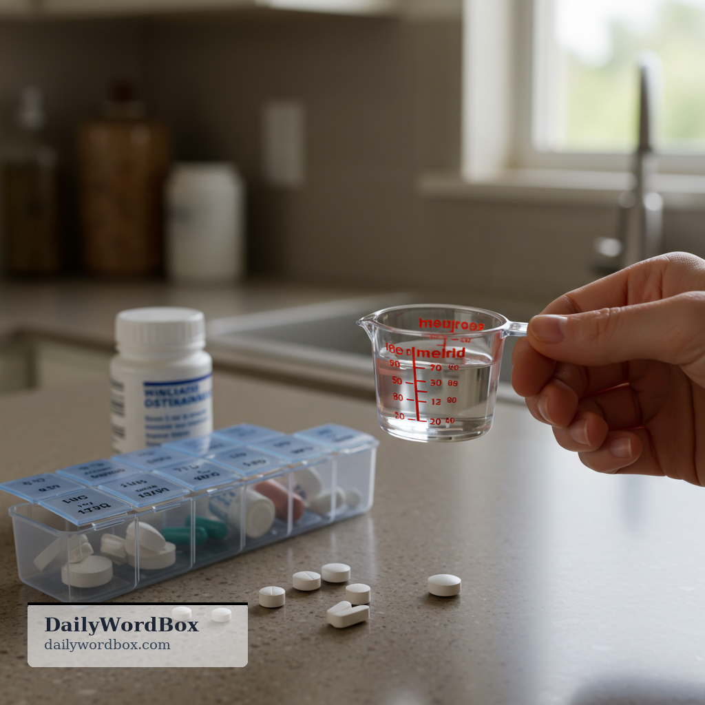 dose: a measured amount of medicine or a drug taken at one time