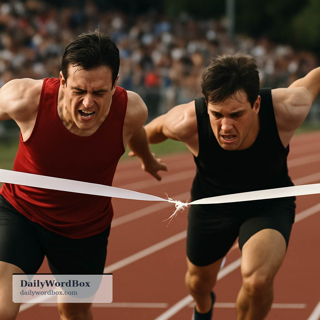 down to the wire: Happening or being decided at the last possible moment; extremely close in time or result.