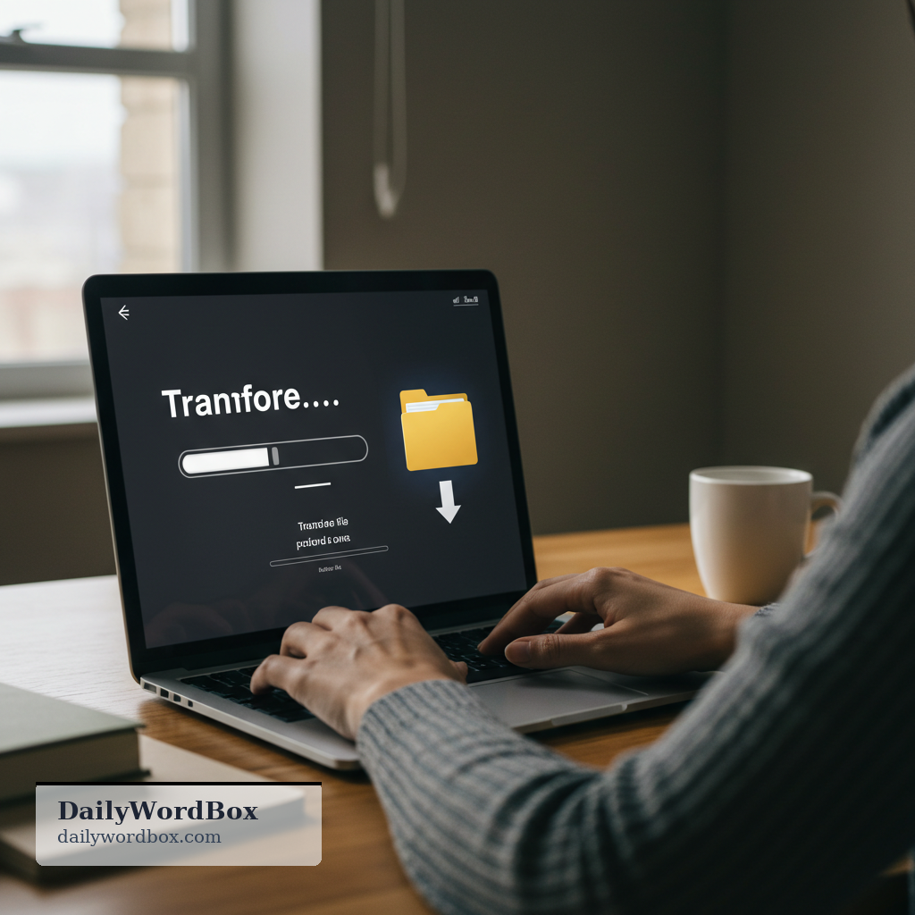 download a file: to transfer a file from the internet or another system to your device