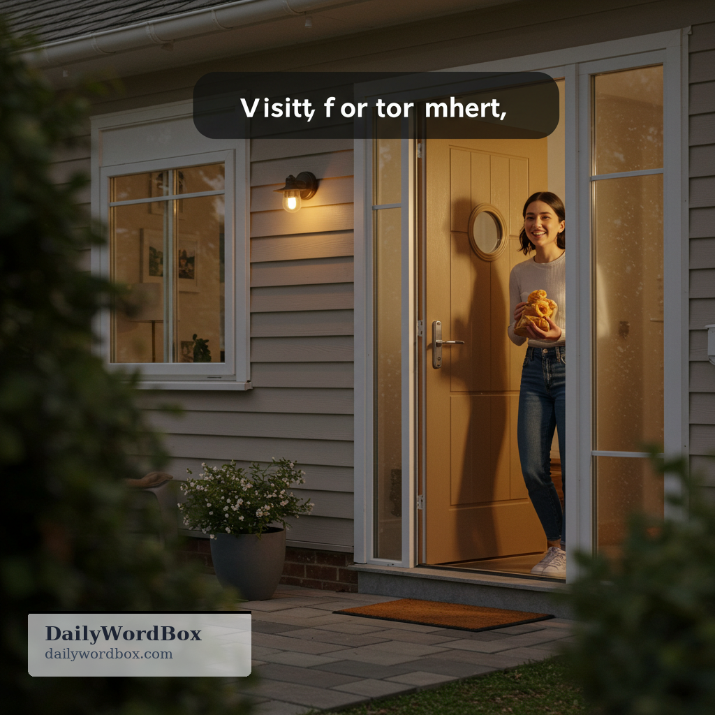 drop by: to visit someone for a short time, often informally