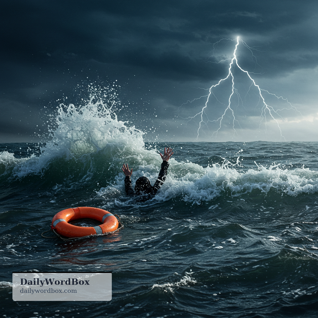drown: to die because you cannot breathe after being under water
