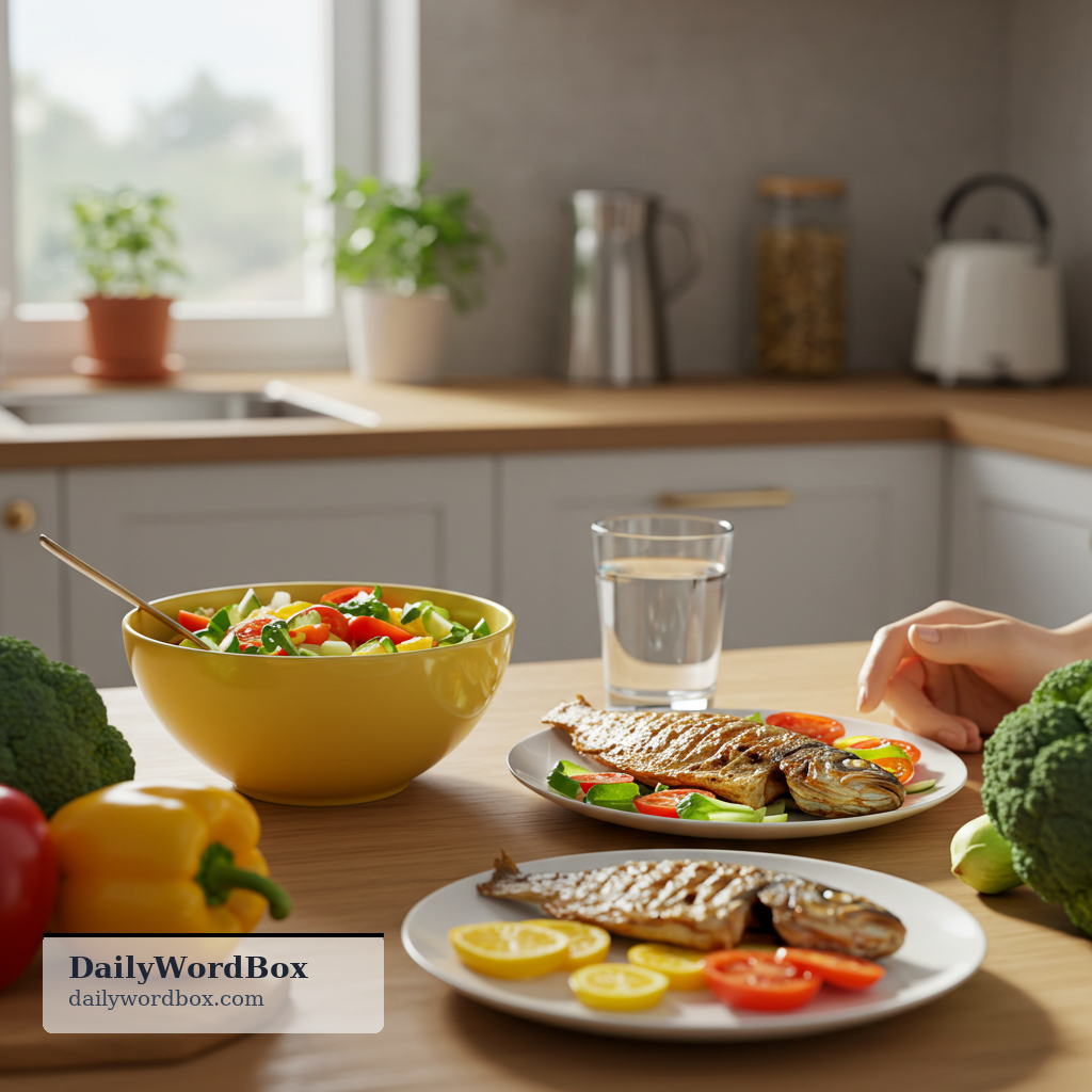 eat healthy food: to consume nutritious food that is good for your body and health