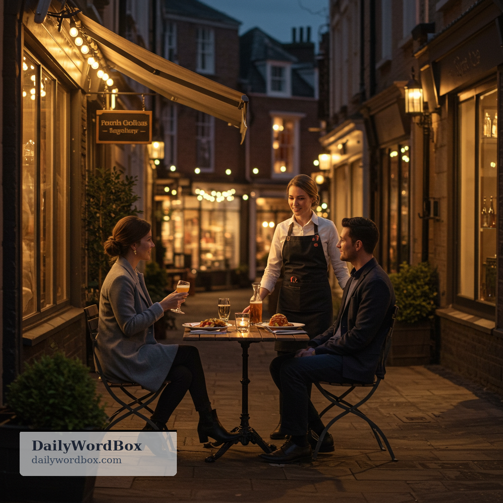 eat out: to have a meal at a restaurant or other place that serves food, rather than at home