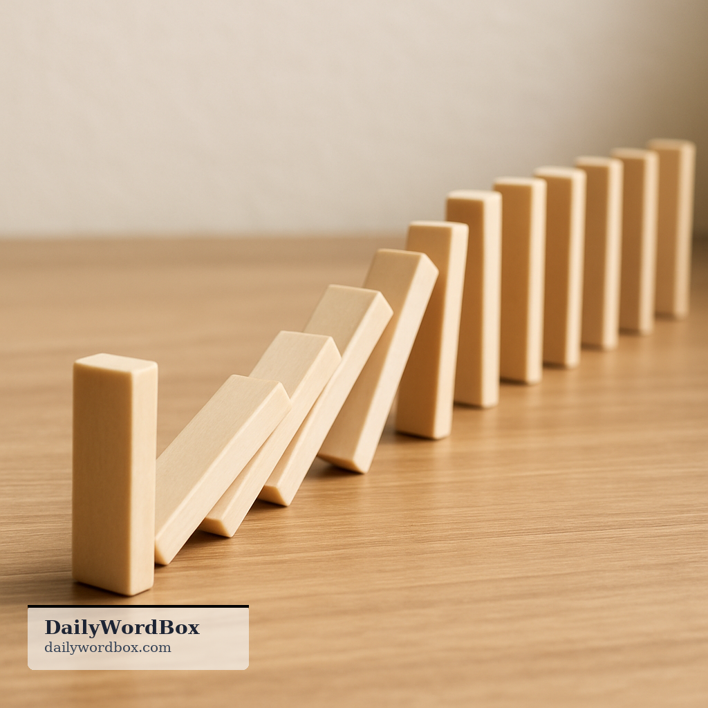 effect: a change or result caused by something