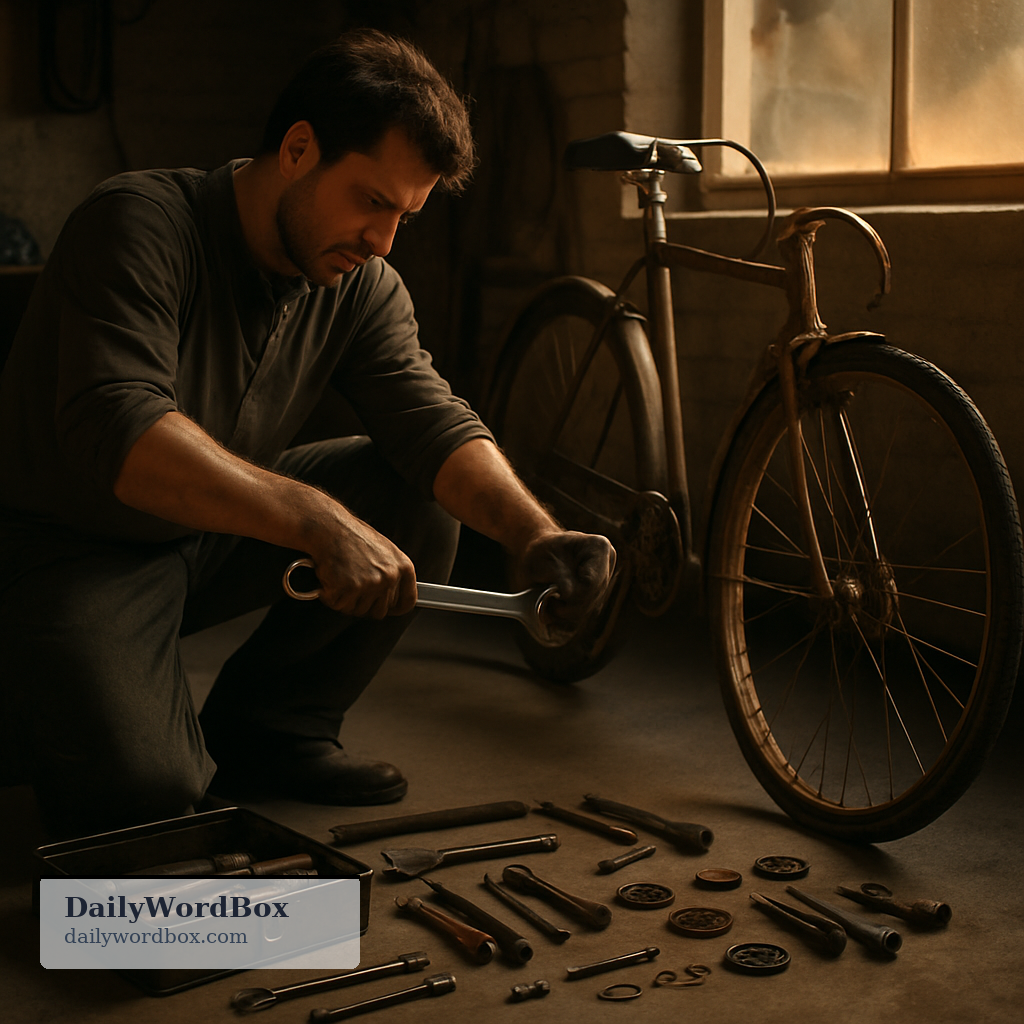 elbow grease: Elbow grease means hard physical work and effort, especially when cleaning or fixing something.