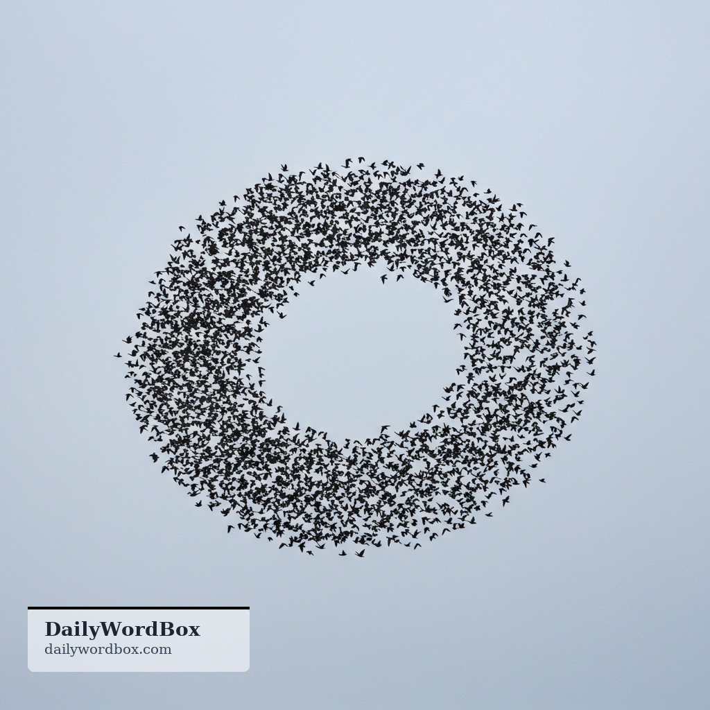 emergence: a new development or pattern that results from many smaller parts interacting