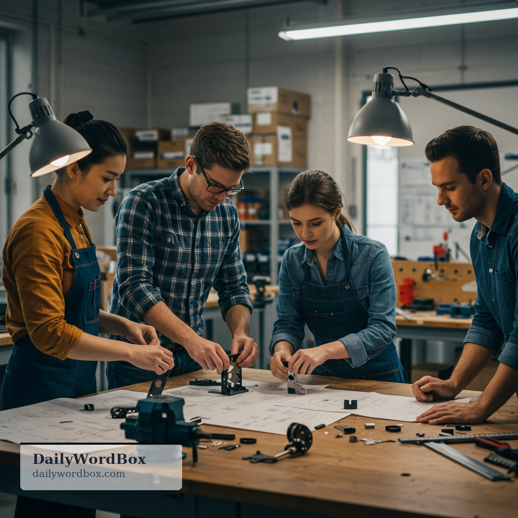 endeavour: a planned project or activity that someone works hard to make successful
