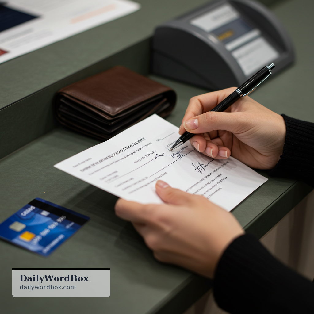 endorsement: a signature on the back of a check or similar document to authorize it
