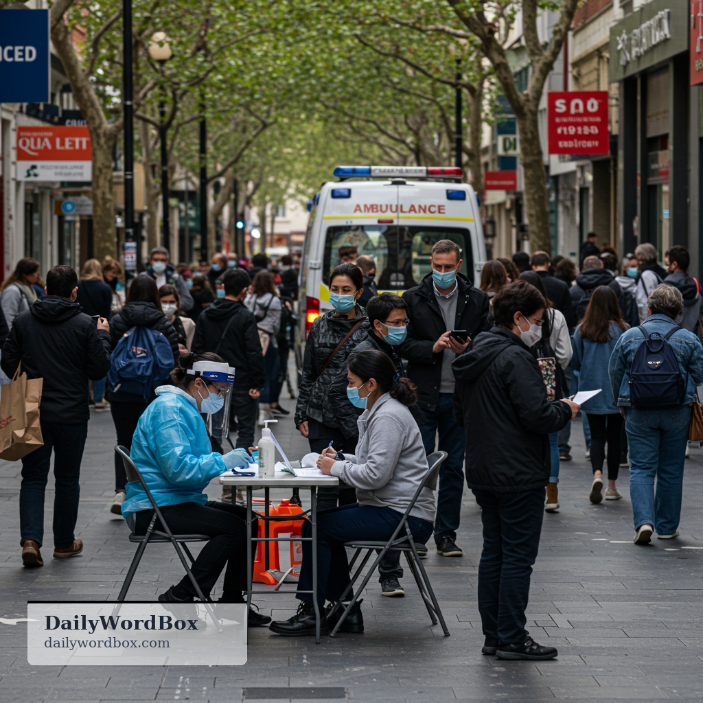 epidemic: a rapid spread of an infectious disease affecting many people in one area or community