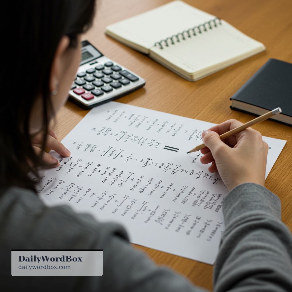 equation: a mathematical statement that shows two expressions are equal, usually written with an equals sign