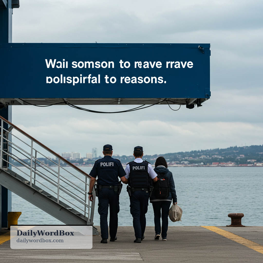 exile: to force someone to leave their country or home, especially for political reasons
