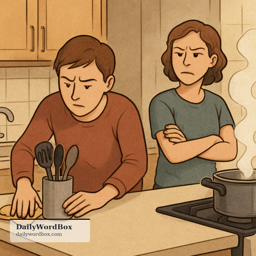 faff about: to fuss and make unnecessary adjustments, often in preparation for something