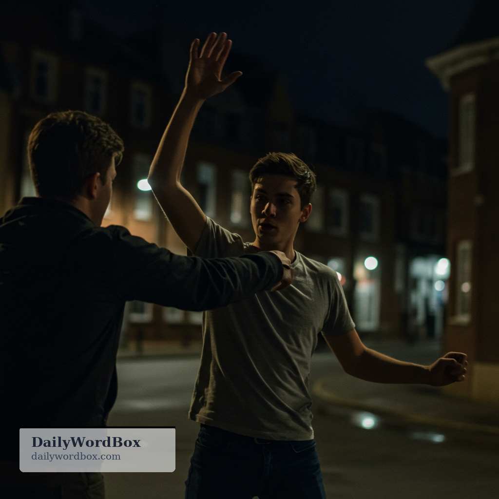 fight back: to defend yourself by using force against an attacker