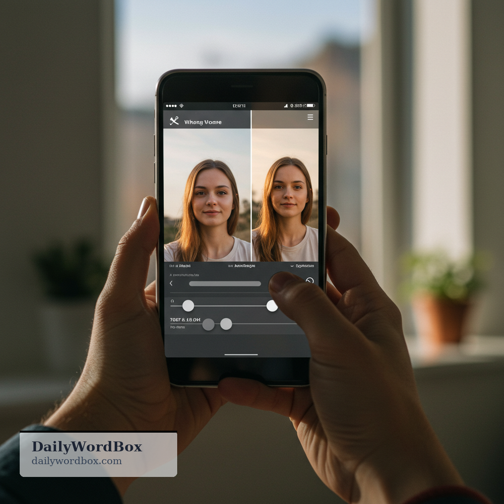 filter: A feature or setting that changes an image, video, or sound by adjusting its qualities.