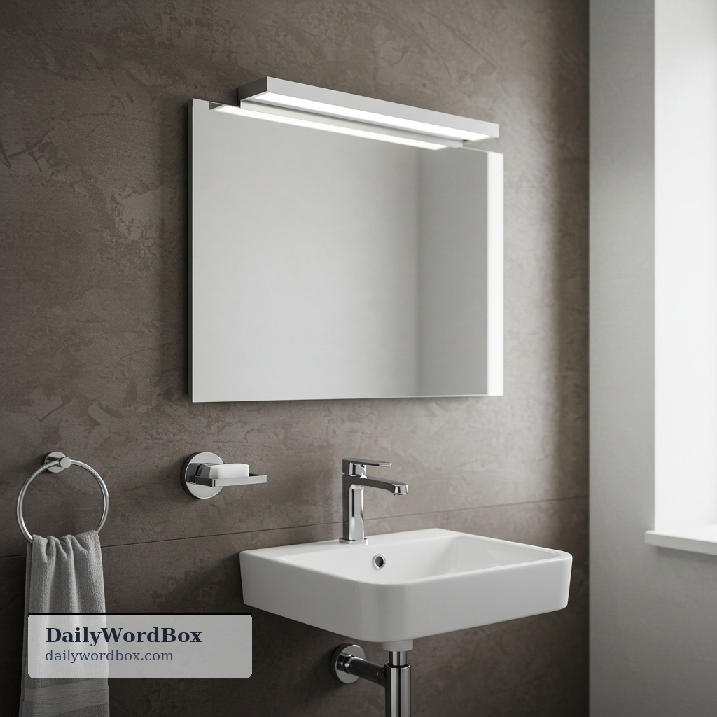 fixture: something that is fixed in place, especially a permanent part of a building (e.g., a light, sink, or cabinet)