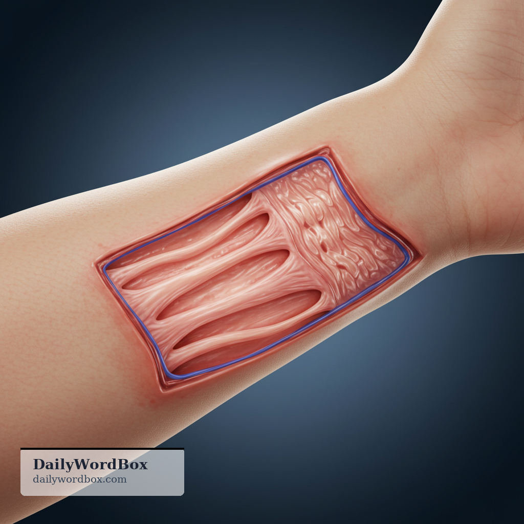 flesh: the soft tissue of a person or animal’s body under the skin
