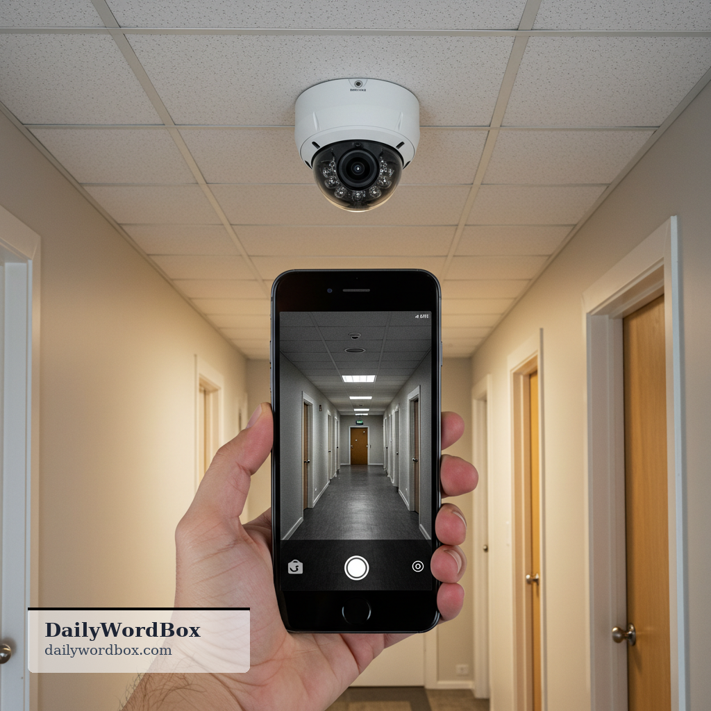 footage: Video recorded by a specific camera source, such as a security camera or a drone.