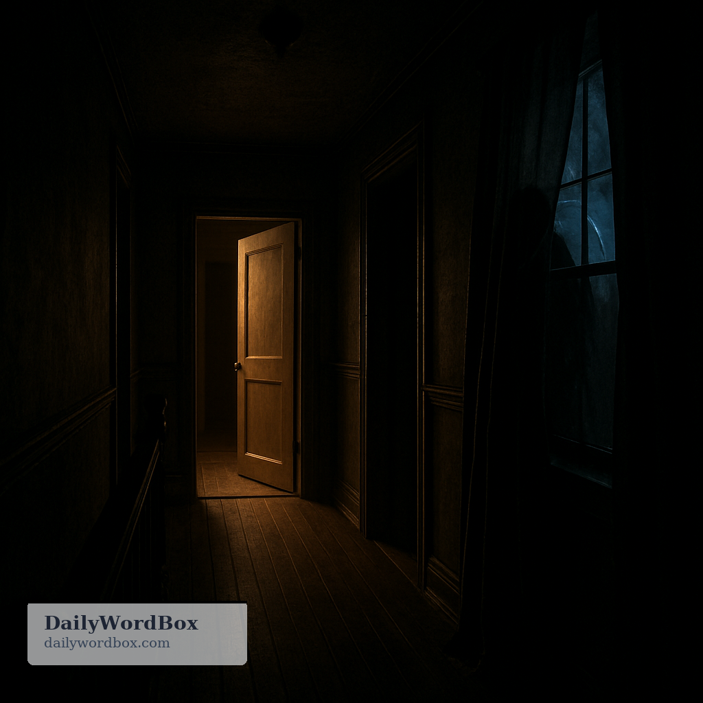 foreshadowing: a hint or sign in a story that suggests what will happen later