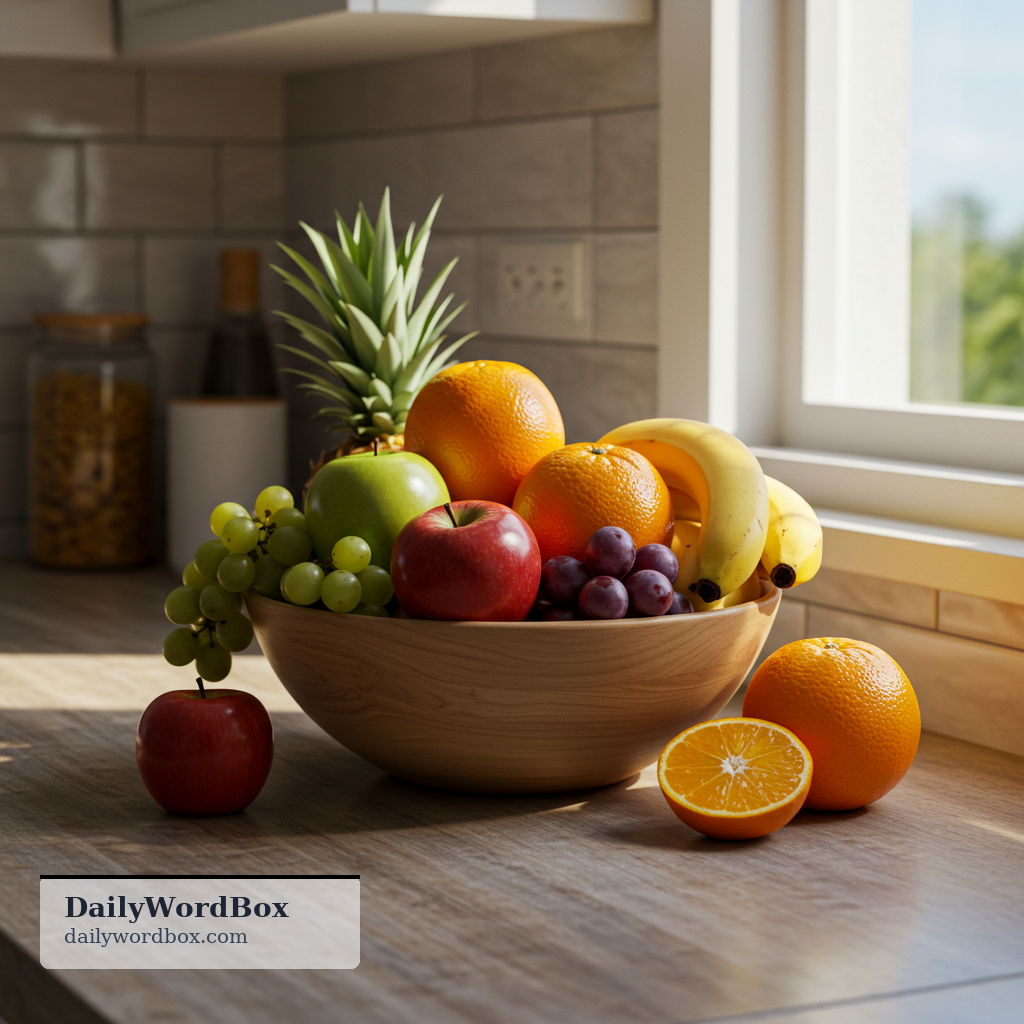 fresh fruit: fruit that is recently harvested and not preserved, canned, or dried