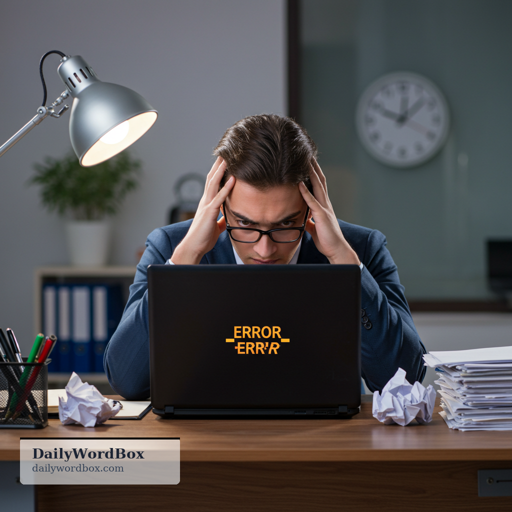 frustrated: Annoyed or upset because you cannot do something or make progress, especially after trying.