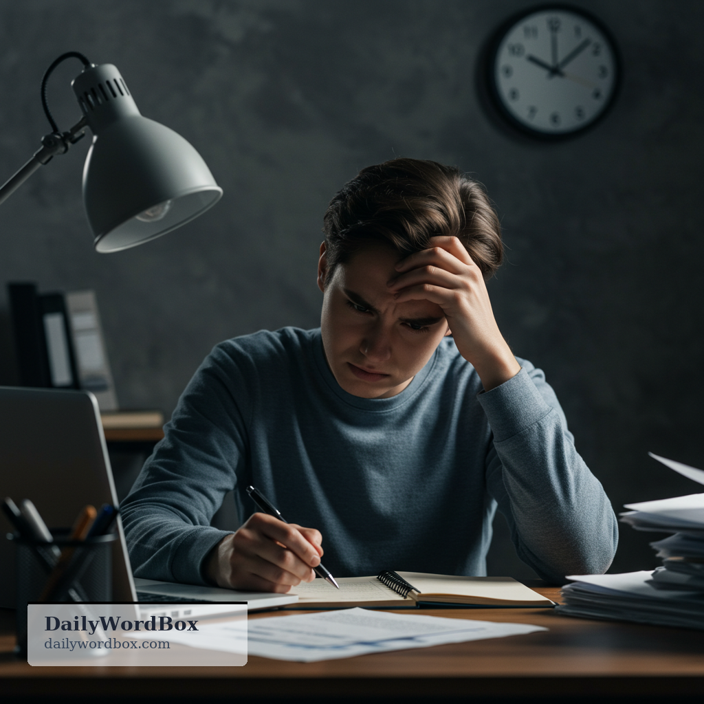 frustration: The feeling of annoyance or stress caused by being unable to do or achieve something.