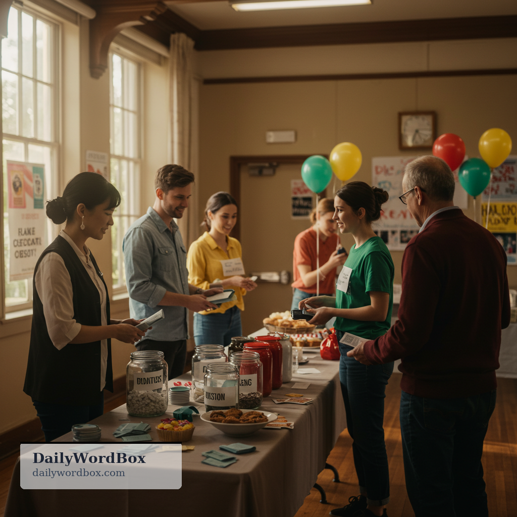 fundraising: the activity of collecting money for a cause, project, or organization