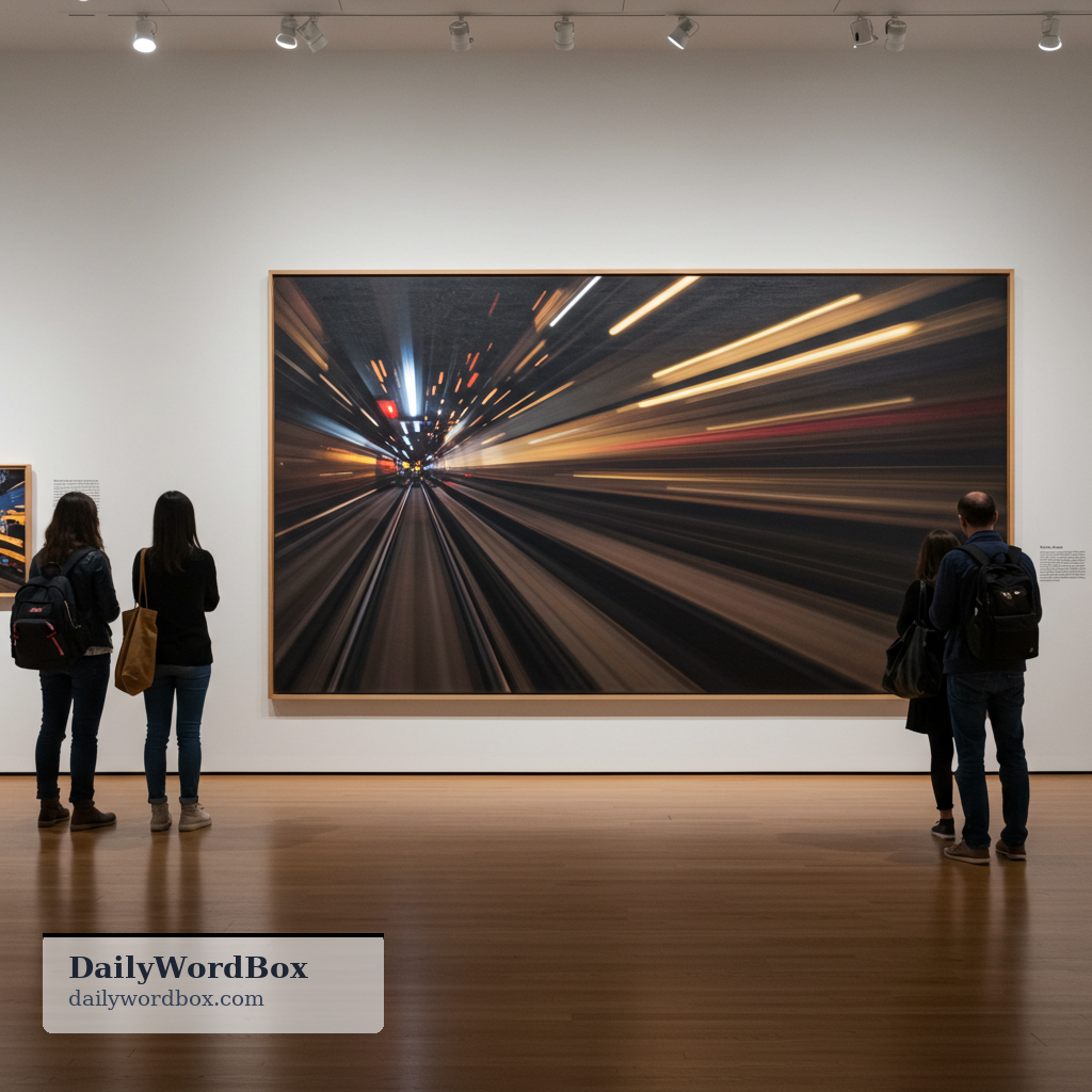 futurism: an early 20th-century art and cultural movement that emphasized modern technology, speed, and energetic motion